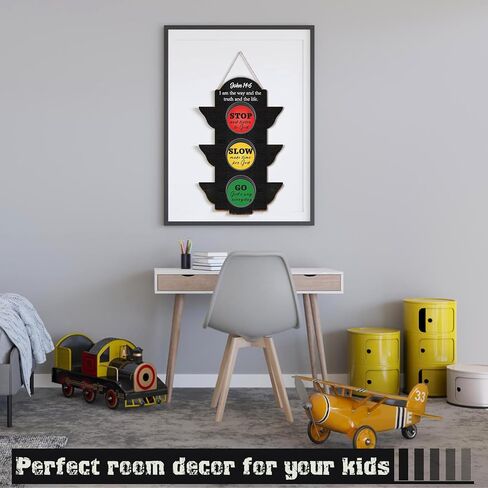 GELUOBEN Wooden Bible Crafts for Kids - Sunday School Classroom Decor,Religious Hanging Wall Art for Vacation Bible School,Christian Party Favors,Race Car Birthday Party Decorations in Saudi Arabia