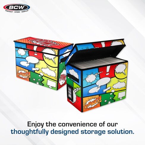 BCW FOLAWAWER COMIC COMIC COMIC TOTORE for 125-150 Book (2 Pack ، Pow!) in Saudi Arabia