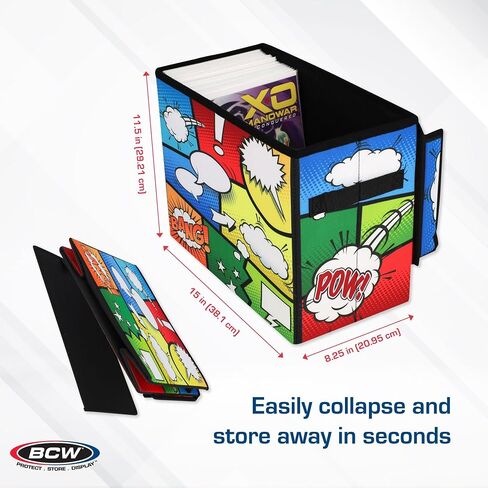 BCW FOLAWAWER COMIC COMIC COMIC TOTORE for 125-150 Book (2 Pack ، Pow!) in Saudi Arabia