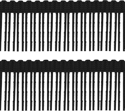 pson 5 Yards x 3.14 Inch Wide Curtain Fringe Trim, Black Embellishments Tassel Trim, Decorative Border for Curtains, Lampshades, DIY, Home Decoration, Upholstery Projects in Saudi Arabia