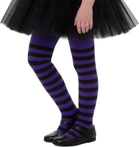 Komorebi Toddler Striped Tights Girls Christmas Stockings Dance Tight Halloween Sockings Elasticity Seamless Leggings in Kuwait