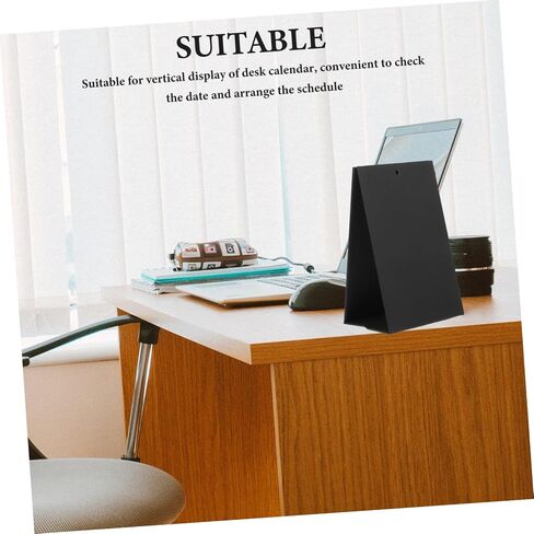 Vertical Flip Calendar Stand Rack Portable Desk Calendar Holder for Office Upright Display Enhance Organization and Productivity Versatile Use for Photos and Memos in Saudi Arabia