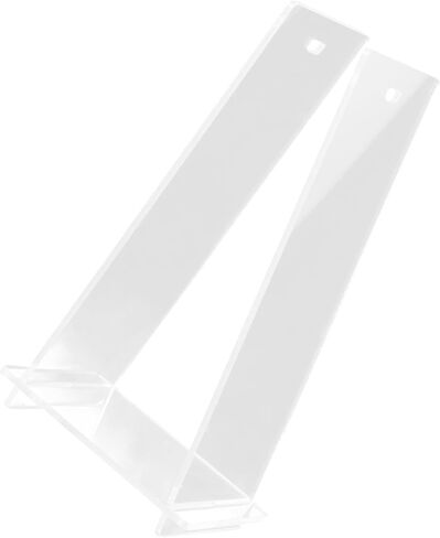 JOJOFUNY ACRYLIL CALENDAR Stand for Desk Scensive Display Rack for Tabletop Salendars تصميم أنيق منظم جماليات مساحة العمل للمكاتب المرتبة in Saudi Arabia