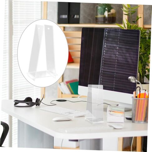 JOJOFUNY ACRYLIL CALENDAR Stand for Desk Scensive Display Rack for Tabletop Salendars تصميم أنيق منظم جماليات مساحة العمل للمكاتب المرتبة in Saudi Arabia