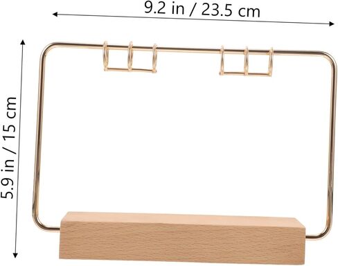 jojofuny 1Set Desktop Calendar Stand Holder Flip Calendar Rack for Office Decor Easy Install Photo Calendar Display Lightweight and Portable Tabletop Accessory in Saudi Arabia
