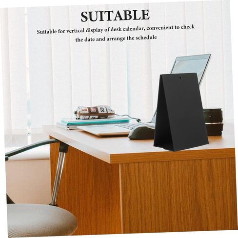 تقويم مكتب Gadpiparty Stand Strided Vertical Flip Salendar Rack Design Shicened Design for Home Office Multifunsional حامل للصور والمذكرات المكتبية العملية in Saudi Arabia