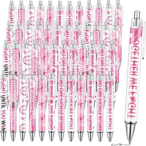 Red Ribbon Week Point Pens 48 PCS PENS FREES SET SHEAL NO TORCS SUMPLE TRUGS POINT BALL PEN in Kuwait