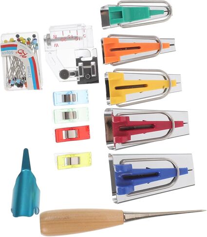 Artibetter 1Set محمولة التحيز صانع الأشرطة مجموعة صانعي التحيز الاحترافية للاخطاف الأدوات وخياطة مجموعة مقاطع الربط سهلة الاستخدام والتصميم لمشاريع الحرفية in Saudi Arabia