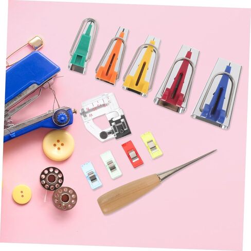 Artibetter 1Set محمولة التحيز صانع الأشرطة مجموعة صانعي التحيز الاحترافية للاخطاف الأدوات وخياطة مجموعة مقاطع الربط سهلة الاستخدام والتصميم لمشاريع الحرفية in Saudi Arabia