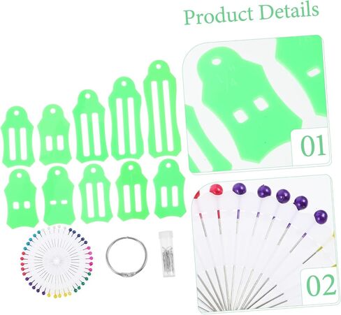 مجموعة أدوات صانع الأشرطة من Plafope DIY مجموعة من الأدوات القابلة للطي للأداة لخياطة اللحف سهلة الاستخدام لتطريز التطريز والخياطة اليومية المدمجة للتخزين الرائع لمحبي الخياطة in Saudi Arabia