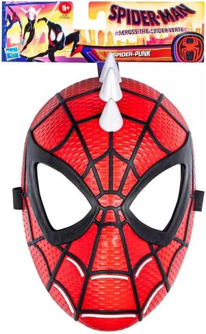 Marvel Spider-Man Across The Spider-Verse Spider-Punk Mask for Kids Roleplay and Costume Dress Up, Toys for Kids Ages 5 and Up in Saudi Arabia