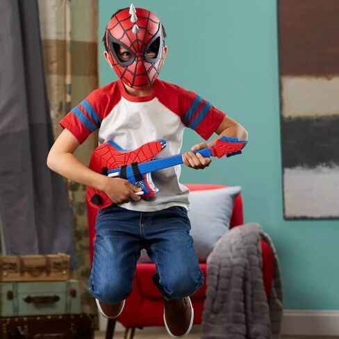 Marvel Spider-Man Across The Spider-Verse Spider-Punk Mask for Kids Roleplay and Costume Dress Up, Toys for Kids Ages 5 and Up in Saudi Arabia