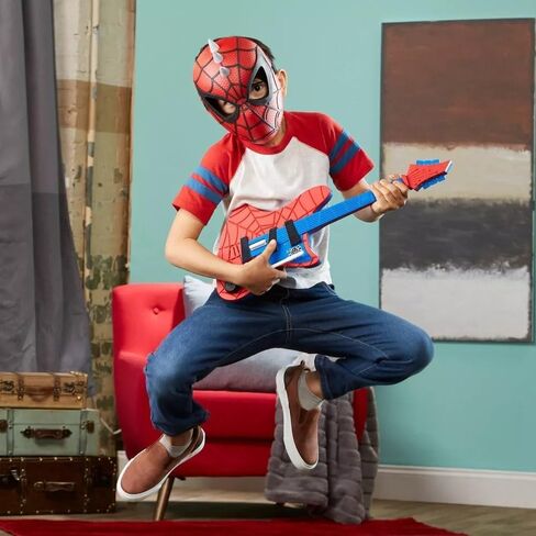Marvel Spider-Man Across The Spider-Verse Spider-Punk Mask for Kids Roleplay and Costume Dress Up, Toys for Kids Ages 5 and Up in Saudi Arabia