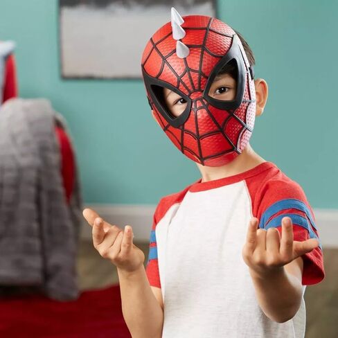 Marvel Spider-Man Across The Spider-Verse Spider-Punk Mask for Kids Roleplay and Costume Dress Up, Toys for Kids Ages 5 and Up in Saudi Arabia