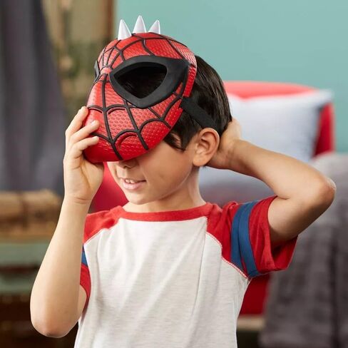 Marvel Spider-Man Across The Spider-Verse Spider-Punk Mask for Kids Roleplay and Costume Dress Up, Toys for Kids Ages 5 and Up in Saudi Arabia