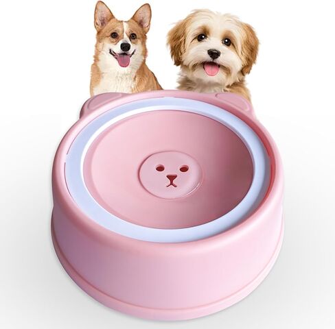 Stop Messy Floors! Yaruiguang Anti-Splash Dog Bowl - No-Spill Water Bowl for Drippy Dogs and Cats, Non-Tip Design for Dry Chin and Clean Floors in Kuwait
