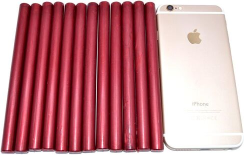 طقم ختم الشمع مع ختم بندقية الشمع و 10 مساءً عصي الشمع الأحمر - لدعوات الزفاف ، المظلات ، غلاف الهدايا ، الرسائل ، الحرف اليدوية ديكور ديكور. in Kuwait