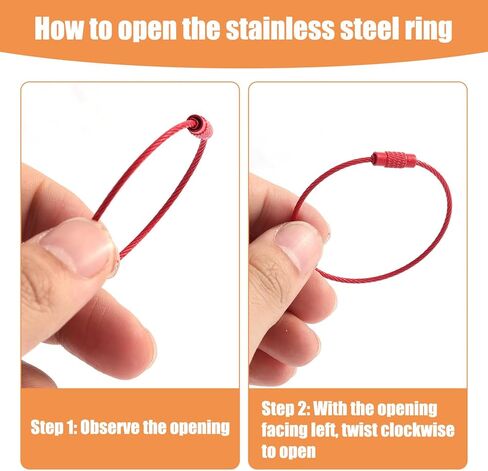 Boxob Holder لخواتم بطاقات Yoto وعلامات التبويب ، 50pcs 1.57x1.77in علامات تبويب لماشية ذاتية مع حلقات من الفولاذ المقاوم للصدأ 10pcs لصالح yoto accessories storage storage storage in Kuwait