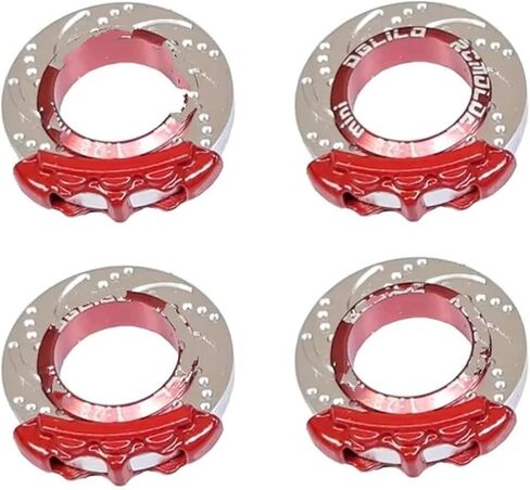 متوافق مع Wltoys K969 K989 لـ Mini-Q for Mini-Z لـ Mini-D 1/28 RC Drift لجولة في قطع الغيار 4pcs الفرامل المعدنية القرص RC RC Part Part in Saudi Arabia