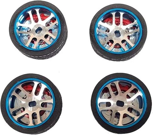 متوافق مع Wltoys K969 K989 لـ Mini-Q for Mini-Z لـ Mini-D 1/28 RC Drift لجولة في قطع الغيار 4pcs الفرامل المعدنية القرص RC RC Part Part in Saudi Arabia