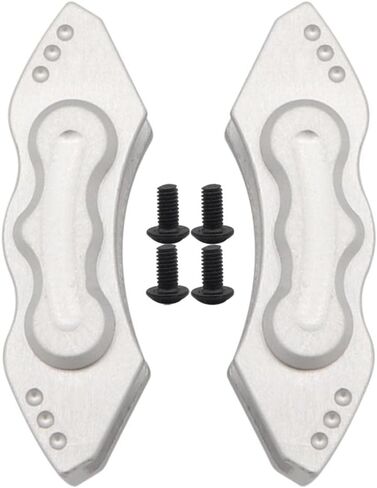 Aluminum Brake Caliper Set for Crawler Car, Front/Rear, Silver in Saudi Arabia