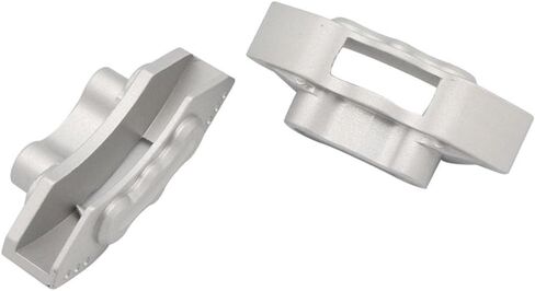 Aluminum Brake Caliper Set for Crawler Car, Front/Rear, Silver in Saudi Arabia