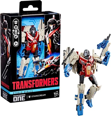 سلسلة Transformers Studio Series Deluxe Class One Starscream ، شكل تحويل 4.5 بوصة ، ألعاب الروبوت للأعمار 8+ in Kuwait