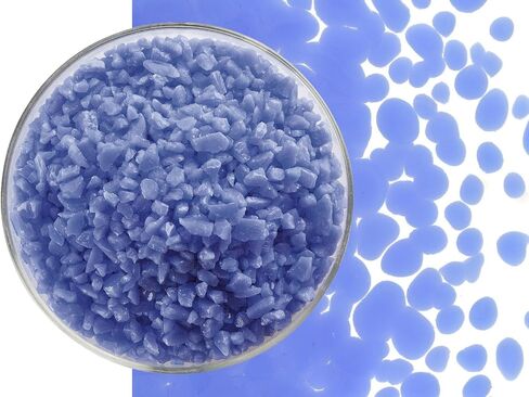 Periwinkle Glass Frit Bullseye Coe 90 Fusible- 2 أوقية in Saudi Arabia