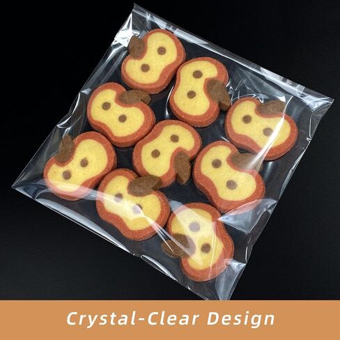5x5 Inch Cookie Bags, 120 Pcs Clear Self Sealing Cellophane Treat Bags for Candy, Jewelry, Gift Wrapping, Party Favors, Crafts, Cookie Wrappers Self Adhesive in Kuwait