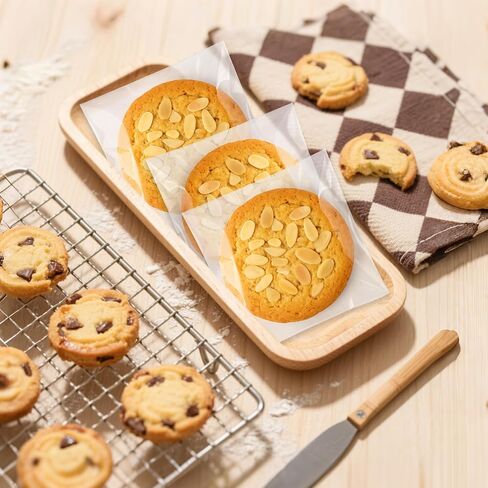 5x5 Inch Cookie Bags, 120 Pcs Clear Self Sealing Cellophane Treat Bags for Candy, Jewelry, Gift Wrapping, Party Favors, Crafts, Cookie Wrappers Self Adhesive in Kuwait