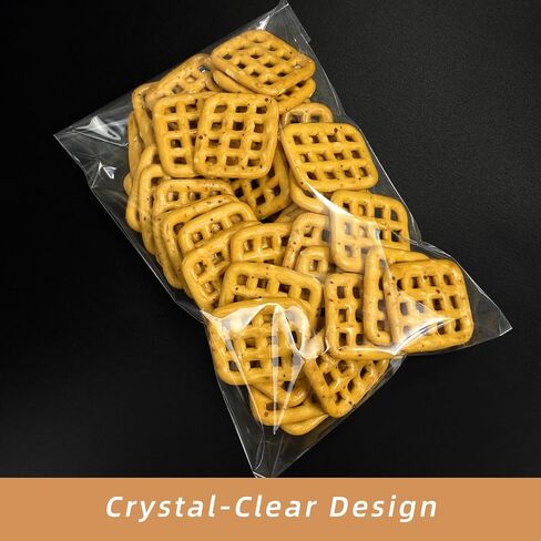 5x5 Inch Cookie Bags, 120 Pcs Clear Self Sealing Cellophane Treat Bags for Candy, Jewelry, Gift Wrapping, Party Favors, Crafts, Cookie Wrappers Self Adhesive in Kuwait