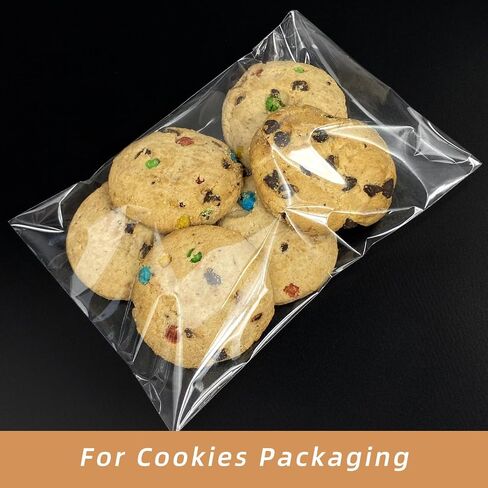 5x5 Inch Cookie Bags, 120 Pcs Clear Self Sealing Cellophane Treat Bags for Candy, Jewelry, Gift Wrapping, Party Favors, Crafts, Cookie Wrappers Self Adhesive in Kuwait