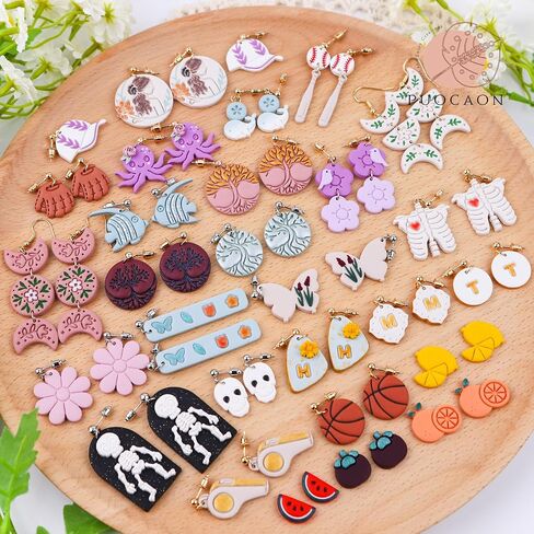 Puocaon Letters Polymer Clay Cutters - 26 Pcs Uppercase & Lowercase Letters for Jewelry, 3D Print & More in Saudi Arabia