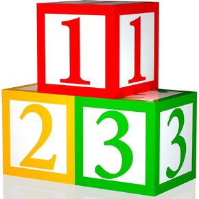 6 Pcs ABC 123 Party Decorations Back to School Decoration ABC Alphabet Party Favor Balloon Box, Block Boxes Favor Balloon Boxes Inspire Story Birthday Party Decor for School Baby Shower in Saudi Arabia