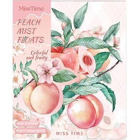 20pcs ملصقات فاكهة Washi للمجلة غير المرغوب فيها ، ephemera ، ملصق PET شفاف لـ Scrapbooking ، Bullet Journal ، Collage in Kuwait