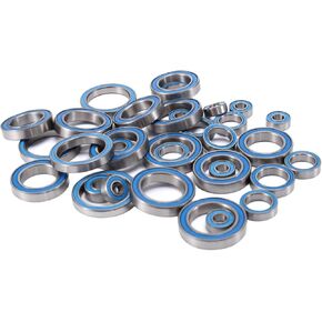 متوافق مع 1/6 لـ Traxxas 8s لـ X-Maxx 77086-4 RC Upgrade Parts Accessories 33pcs محمل محمل إكسسوارات جزء من سيارة RC. in Kuwait