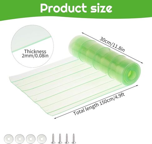 اللوحات البديلة الشتوية ، Dog Dog House Door Winter Winter Clear Dogie Door Strips DIY Pet House Detrance Delaps for Dog Cats Andists （12 in × 5 ft） in Saudi Arabia