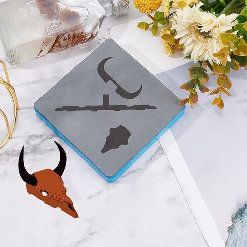 SUPERDANT Crescent Moon Pendant Leather Die Crescent Earrings Wooden Die Cutter Leathers Cutting Dies DIY Art Crafts Leathers Dies Cutter for Men Women Leather Making for Handmade Lover Gifts in Saudi Arabia