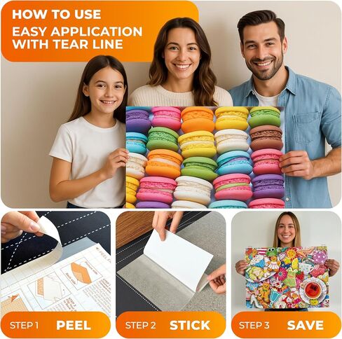 Newverest 24-Pack Puzzle Glue Sheets 10×10″ – Preserve & Display 4 × 1000-Piece Jigsaw Puzzles – Peel & Stick Puzzle Saver with 8 Adhesive Hangers – No Glue, No Mess, Ships Flat, Gift-Ready Box in Kuwait
