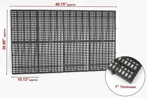 شبكة الكلب البلاستيكي الشبكة - Universal Fits 43 '، 44' ، 45 بوصة الصناديق. أرضية بيت الكلب لمقسم منتظم in Saudi Arabia