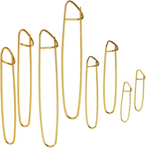 8Pcs Knitting Durable Yarn for Crochet Projects Easy Open Close Safety Pin Stitch for Knitting Enthusiasts in Saudi Arabia