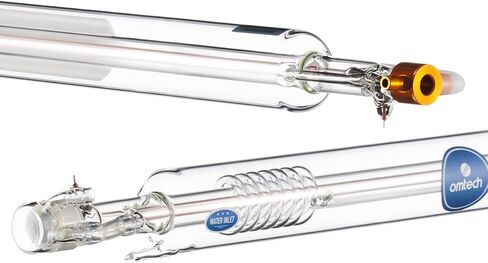 OMTech 150W CO2 Laser Tube for Laser Engraver & Cutter Machine, 1850mm 80mm Dia Laser Cutter Tube with Borosilicate Glass 10000hr MTTF, Laser Cutting Engraving Machine Replacement Tube for Wood Stone in Saudi Arabia