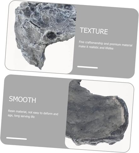 Simulation Perch Stone Turtle Basking Platform Durable Reptiles Resting Stone for Tank Decoration for Turtle Crawling Sunbathing and Hiding Activities in Saudi Arabia