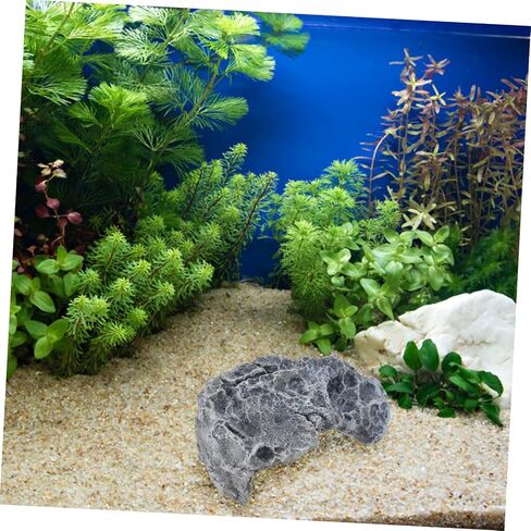 Simulation Perch Stone Turtle Basking Platform Durable Reptiles Resting Stone for Tank Decoration for Turtle Crawling Sunbathing and Hiding Activities in Saudi Arabia