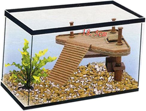 Galpada Turtle Dock منصة عائمة الجزيرة الصخور المنحدر مناسبة للزواحف والخزانات المائية البلاستيك in Kuwait