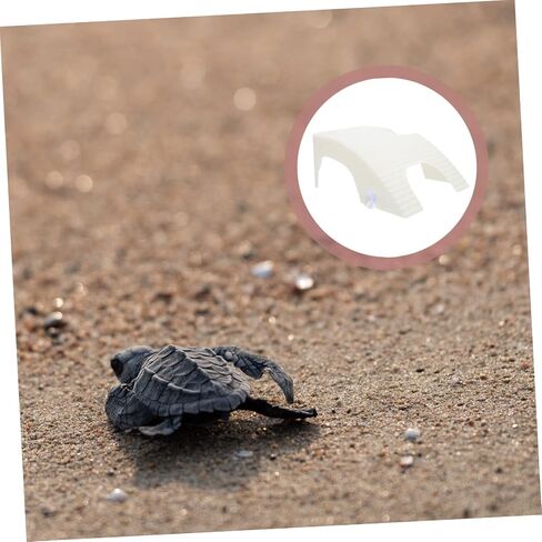 Upkoch Turtle Basking Platform Ramp مقاومة للماء السلحفاة تسلق قفص الاتهام للسلاحف المائية الحجم القابل للتعديل الزواحف راحة تراس لزخرفة خزان الأسماك in Kuwait