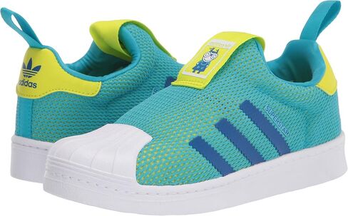 adidas Originals Superstar 360 Sneaker, Vivid Red/White/Black I, 3 US Unisex Little Kid in Saudi Arabia