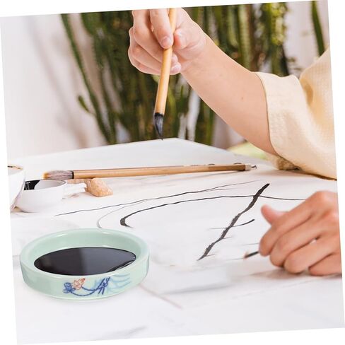 لوحة خلط بالألوان المائية السيراميك للفنانين ناعمة من الخزف الخزفي ألواح خلط ألوان قابلة للتكديس للطلاء بالألوان المائية واستخدام الحرفية in Kuwait