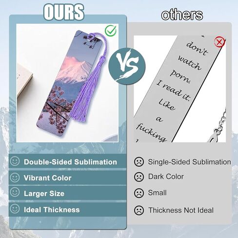 50 PCS Metal Sublimation Lockmarks مزدوجة الجانبين ، 6 "x1.5" مرجعية مرجعية فارغة الفراغ الفراغات الفراغات السامي الفراغات DIY مع ثقب وشرابات ملونة للهدية الحرف 0.45 ملم سميكة in Kuwait