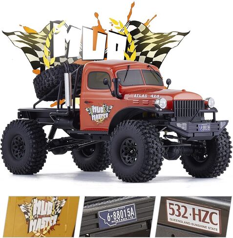 Beezrc Rochobby 1/10 مقياس Atlas 4WD 2.4 جيجا هرتز RC زاحف طريق الشاحن in Saudi Arabia